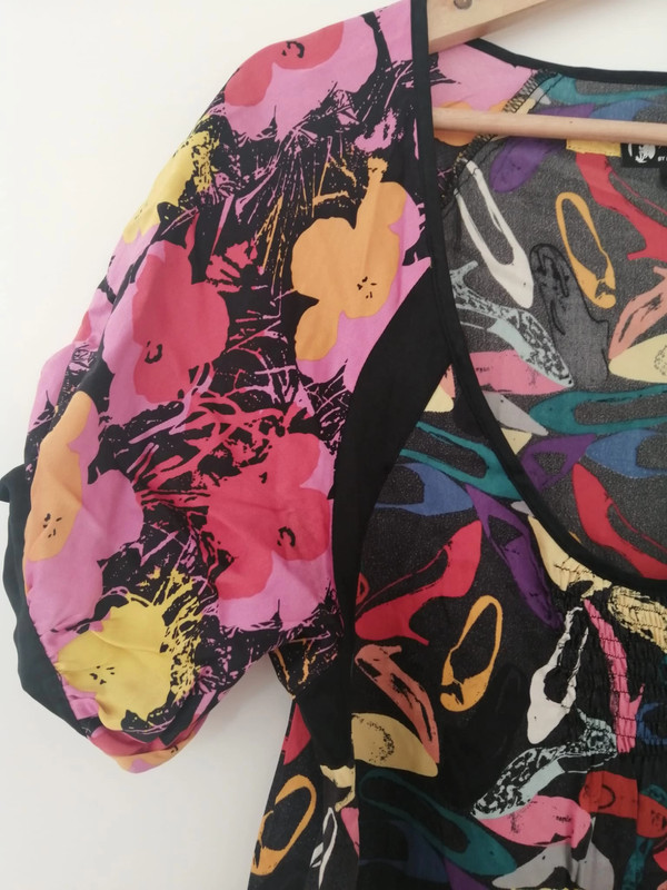 jukbeen draaipunt hybride Andy Warhol silk dress by Pepe Jeans - Vinted