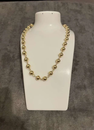 Collier en plaque or avec maille en boule, estado: Nuevo con etiquetas, 8,00 €, 9,10 € Protección al comprador incluida