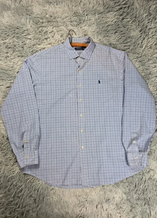 Chemise Ralph Lauren Carreaux Bleu Marine et Blanc Logo Brodé 100% Coton Taille XXL Classique USA, marque: Ralph Lauren, état: Très bon état, taille: XXL, 20,00 €, 21,70 € Protection acheteurs (Pro) incluse