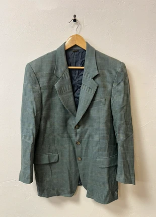 Blazer homme vert menthe à carreaux laine, merk: bottoli, staat: Heel goed, maat: 48, € 5,00, € 5,95 inclusief Kopersbescherming Pro