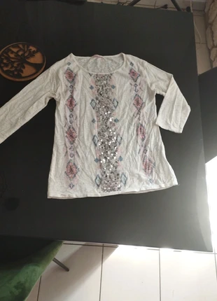 T-shirt manches 3/4, marke: Camaïeu, zustand: Sehr gut, größe: S / 36 / 8, 1,80 €, 2,59 € inklusive Vinted-Käuferschutz