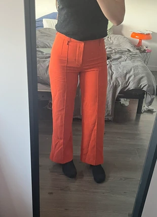 Pantalon orange palazzo, marke: Mango, zustand: Zufriedenstellend, größe: S / 36 / 8, 10,00 €, 11,20 € inklusive Vinted-Käuferschutz