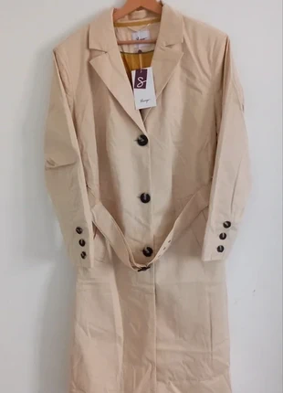 Magnifique Veste Trench Long Sheego Neuf Beige Taille 46 Femme, brand: sheego, condition: New with tags, size: XXXL / 46 / 18, €39.00, €41.65 includes Buyer Protection Pro