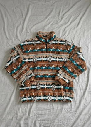 Sweat Polaire Marron Motif Ethnique Géométrique Vintage 90s Outdoor Retro, marca: Vintage Dressing, estado: Muy bueno, tamaño: M / 38 / 10, 42,99 €, 45,84 € Protección al comprador incluida