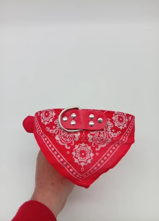Collier bandana rouge pour chien – Taille 58 cm, estado: Novo sem etiquetas, tamanho: L, €5.00, €5.95 inclui Proteção do Comprador Pro