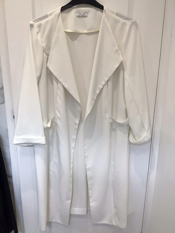 Cream evening coat Vinted