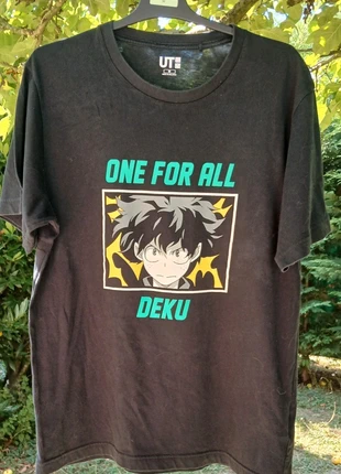 T-shirt uniqlo deku my hero academia manga, brand: Uniqlo, condition: Very good, size: M, €8.00, €9.10 includes Buyer Protection