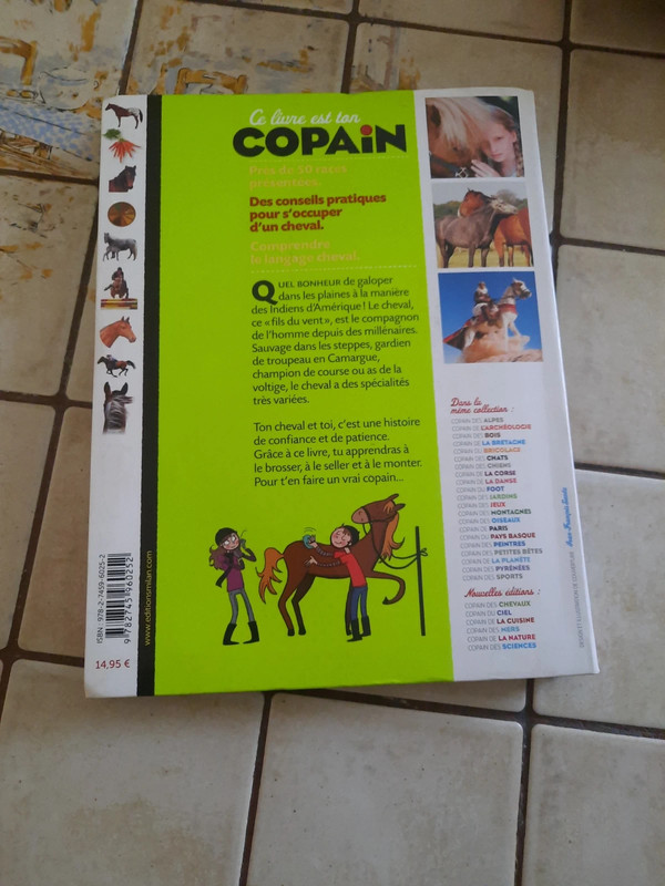 3) Livre copains des chevaux 🐴