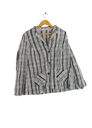 Sommer Mann Women Black White Long Sleeves Blouse Top Size Uk 18, brand: Sommermann, condition: Good, size: L / UK 16-18, £3.99, £4.89 includes Buyer Protection