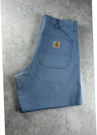 S168. Short simple bermudas chino Carhartt | Bleu clair turquoise | W34/FR44, marke: Carhartt, zustand: Sehr gut, größe: W34 | DE 50, 25,00 €, 26,95 € beinhaltet Vinted-Käuferschutz Pro