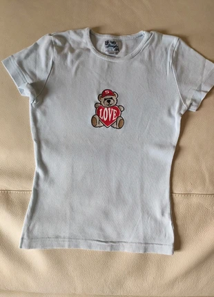 Tee-shirt manches courtes bleu pâle. Taille S. Jennyfer., marque: Jennyfer, état: Bon état, taille: S / 36 / 8, 1,50 €, 2,28 € Protection acheteurs incluse