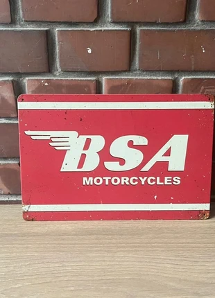 Plaque métal BSA, marke: BSA, zustand: Neu, 9,00 €, 10,15 € beinhaltet Vinted-Käuferschutz Pro