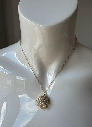 Flower Pendant Necklace - tarnish free, condition: New without tags, £7.50, £8.58 includes Buyer Protection Pro