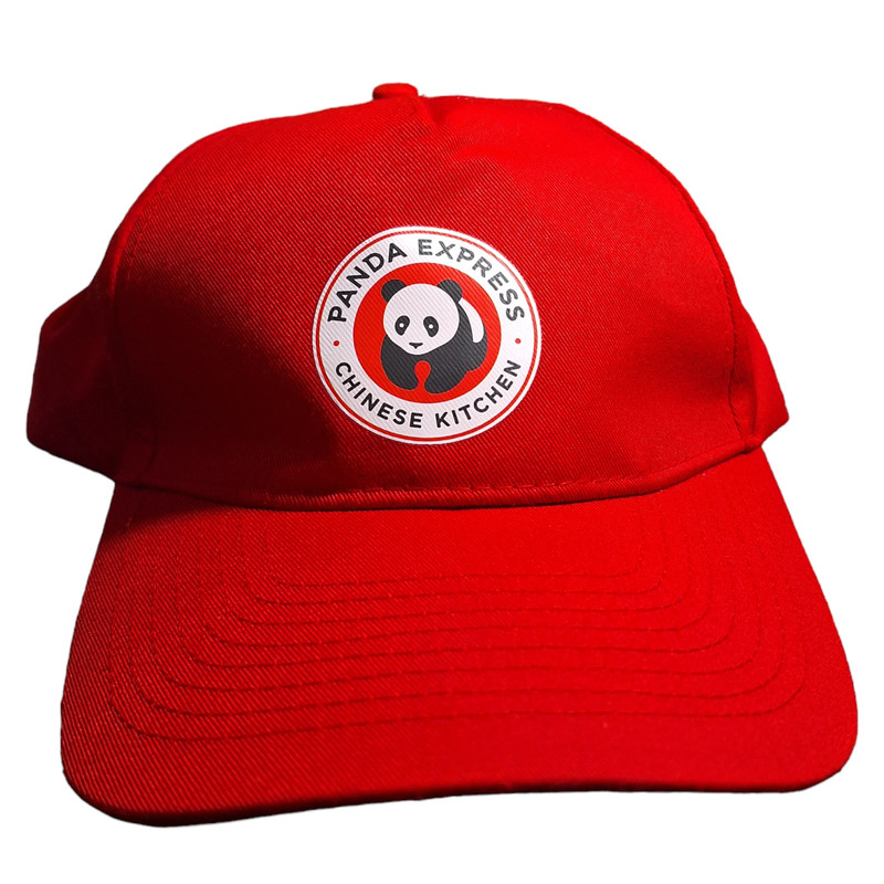 Panda Express Hat with Velcro Back 2