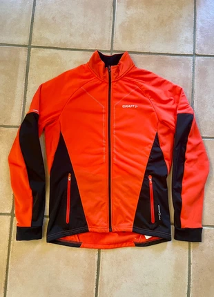 Veste de sport Craft orange/noir - coupe-vent respirante, marca: Craft, estado: Muy bueno, tamaño: S, 20,00 €, 21,70 € Protección al comprador incluida