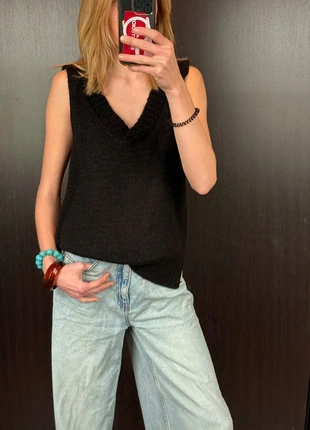 Vintage zwarte spencer top, marque: Top Vintage, état: Très bon état, taille: S / 36 / 8, 5,00 €, 5,95 € Protection acheteurs incluse