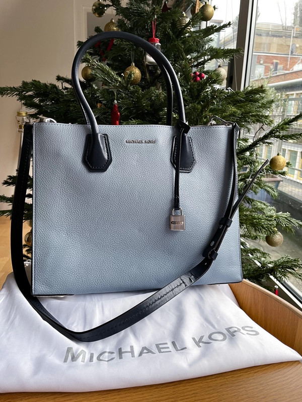 Michael Kors Hope white saffiano leather handbag