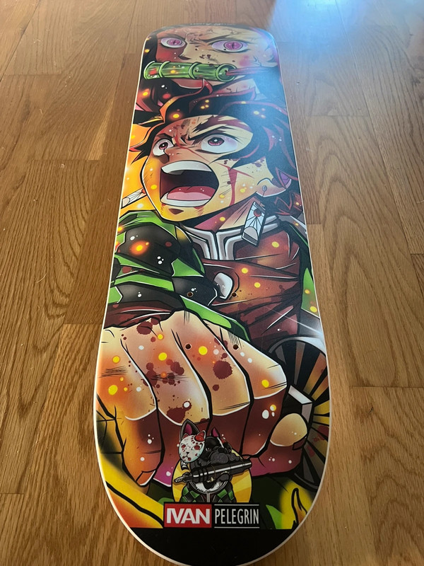 Kimetsu no Yaiba Demon Slayer Skateboard Deck Tanjiro  3