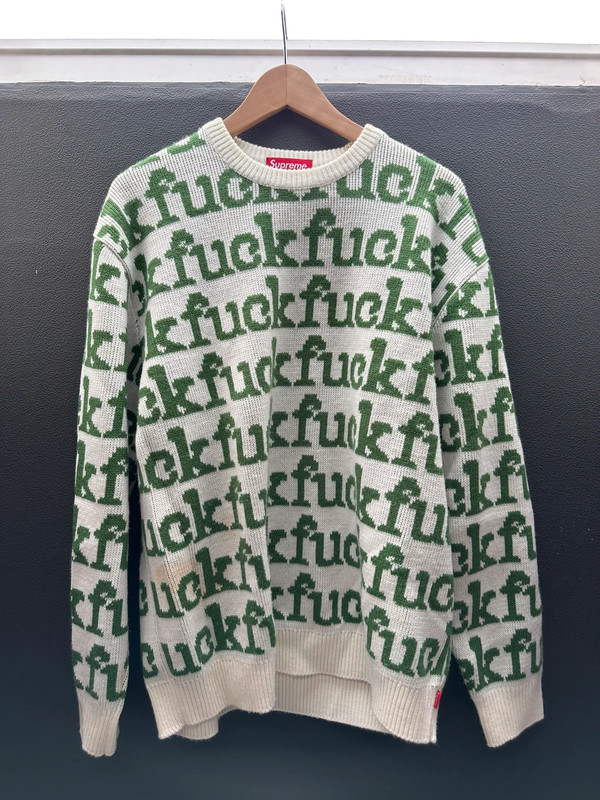 Supreme Fuck Sweater - Vinted