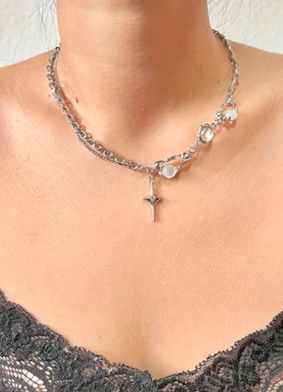 Collier étoile vintage, brand: CHROME, condition: New without tags, €8.00, €9.10 includes Buyer Protection