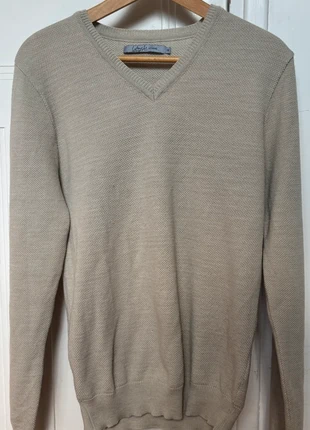 Pull Lafayette Beige taille M col V, merk: Lafayette, staat: Heel goed, maat: M, € 1,50, € 2,28 inclusief Kopersbescherming