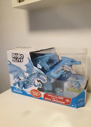 Robo Alive Ice blasting dragon, merk: Dragon, staat: Nieuw zonder prijskaartje, maat: 3 jaar / 98 cm, € 25,00, € 26,95 inclusief Kopersbescherming