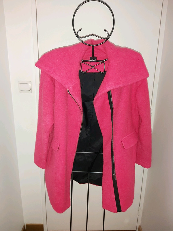 manteau rose fushia promod