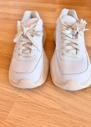 Witte leren sneakers van Dries Van Noten, brand: Dries van Noten, condizioni: Ottime, taglia: 38, €100.00, €105.70 include la Protezione acquisti