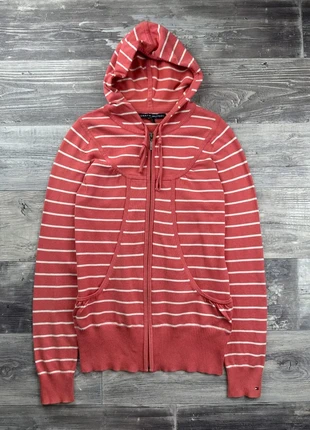 Veste à capuche rayé Tommy Hilfiger Rose et Blanc taille M, marca: Tommy Hilfiger, estado: Bueno, tamaño: M / 38 / 10, 3,00 €, 3,85 € Protección al comprador Pro incluida