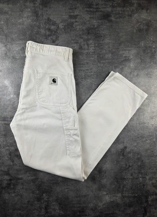 Jeans coupe droite carpenter carhartt taille 25 blanc, marque: Carhartt, état: Très bon état, taille: XS / 34 / 6, 29,90 €, 32,10 € Protection acheteurs (Pro) incluse