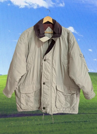 Vintage Beige and Purple Puffer Jacket Coat, condizioni: Buone, taglia: XL, €10.00, €11.20 include la Protezione acquisti