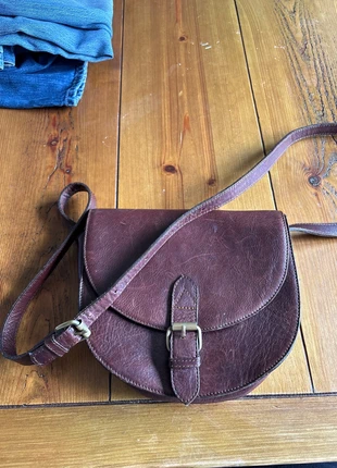 Genuine Leather Crossbody Bag Handmade Moroccan Style Real Leather, brand: Moroccan Bazzaar London, condition: Very good, £20.00, £21.70 includes Buyer Protection