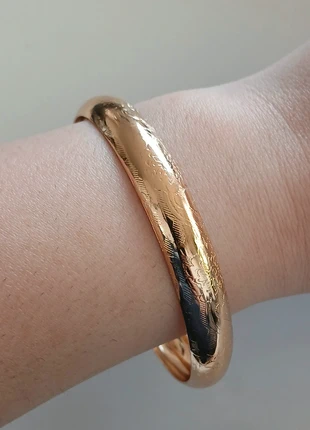 Bracelet jonc doré acier inoxydable – large, élégant, tendance femme, marca: Tendance, estado: Muito bom, €8.90, €10.05 inclui Proteção do Comprador Pro