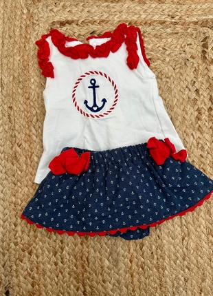 Conjunto camiseta braguita Miranda talla 1-3 meses, merk: Miranda, staat: Heel goed, maat: 1-3 maanden / 56 cm, € 3,80, € 4,69 inclusief Kopersbescherming