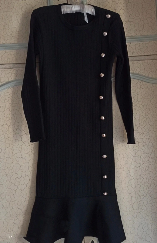 Robe d hiver noir Vinted