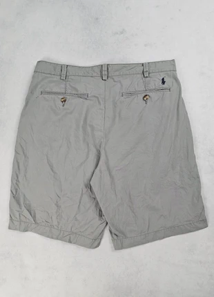 Short chino Ralph Lauren (100% coton) - Gris - W33 - Relaxed fit - Homme, marque: Ralph Lauren, état: Bon état, taille: W33 | FR 42, 14,00 €, 15,40 € Protection acheteurs (Pro) incluse