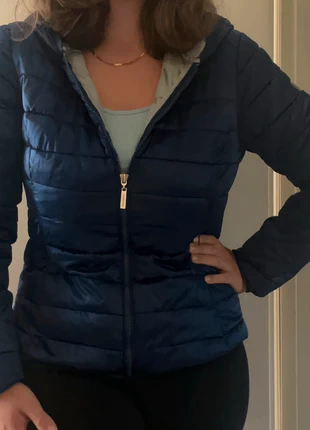 Piumino blu autunnale/primaverile, 44/46IT - Yes Zee, merk: Yes Zee, staat: Heel goed, maat: L / 40 / 12, € 22,00, € 23,80 inclusief Kopersbescherming