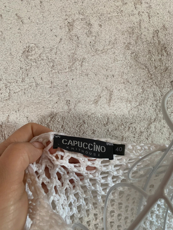 Capuccino Damen Shirt in Gr. 40 weiß 2