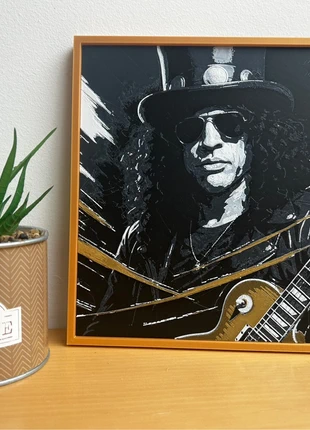 Support déco Slash – rock légendaire en 3D, marke: Guns N' Roses, zustand: Sehr gut, 12,00 €, 13,30 € beinhaltet Vinted-Käuferschutz Pro