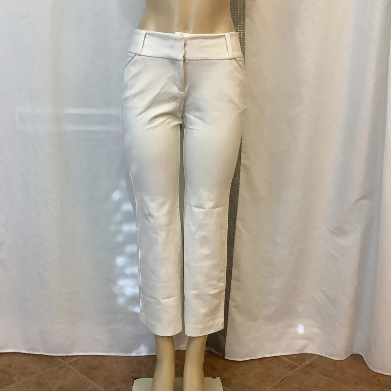 Alfani Petite, Cream, Stretchy, Dress Pants. Wide Leg 5