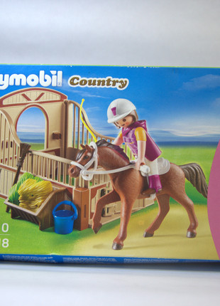 Playmobil Country Cheval Shagya, sa cavalière et son box 5518