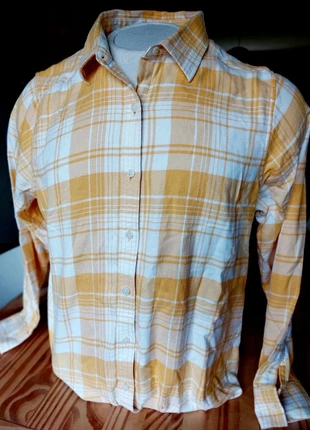 Chemise carreaux blanc/jaune Lands’ End – Taille 50 FR / XXL – 100% coton, marque: Lands' End, état: Très bon état, taille: XXL / 44 / 16, 19,00 €, 20,65 € Protection acheteurs incluse