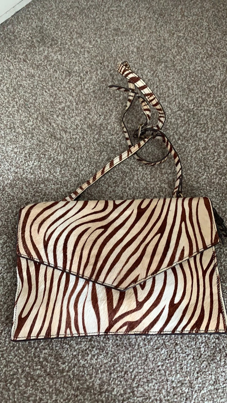 Brown zebra bag Vinted