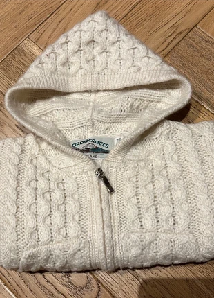 Pull capuche chaud zip laine Irlandaise 12-18mois, marque: Aran Crafts, état: Très bon état, taille: 12-18 mois / 80 cm, 19,00 €, 20,65 € Protection acheteurs incluse