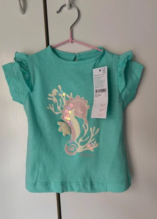 Camiseta de caballito de mar de ZY, marca: ZY, estado: Novo com etiquetas, tamanho: 6-9 meses / 68 cm, €3.00, €3.85 inclui Proteção do Comprador