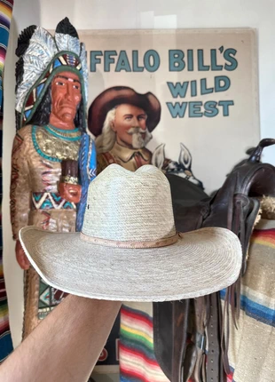 Chapeau western américain cowboy american hat maker pbr rodéo Yellowstone paille straw, brand: American Hat Makers, condition: New without tags, size: 56, €49.00, €52.15 includes Buyer Protection Pro