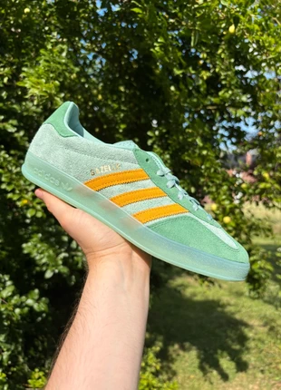 Adidas Gazelle Indoor Hazy Green - 39.5, merk: adidas, staat: Heel goed, maat: 39.5, € 75,00, € 79,45 inclusief Kopersbescherming Pro