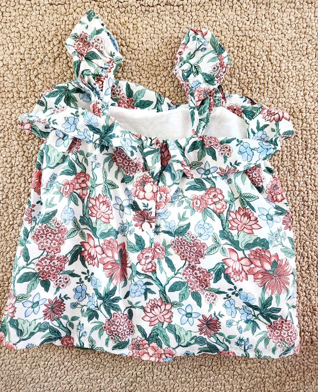 Janie and Jack Girl Floral Top 3