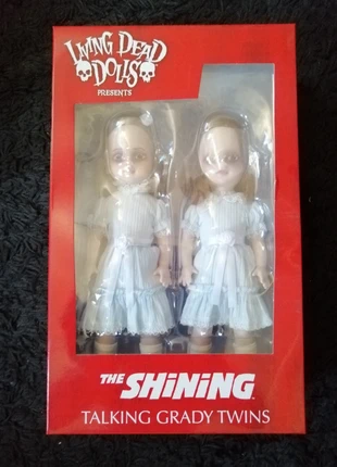 The shinning Grady twins living dead dolls neuve, marca: Mezco, estado: Novo com etiquetas, tamanho: Prematuro, até 44 cm, €150.00, €158.20 inclui Proteção do Comprador