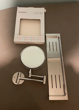 Chrome bathroom mirror and shelf, brand: sainsbury's, condition: Very good, £7.00, £8.05 includes Buyer Protection